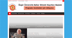 Desktop Screenshot of ozguruniversite.org